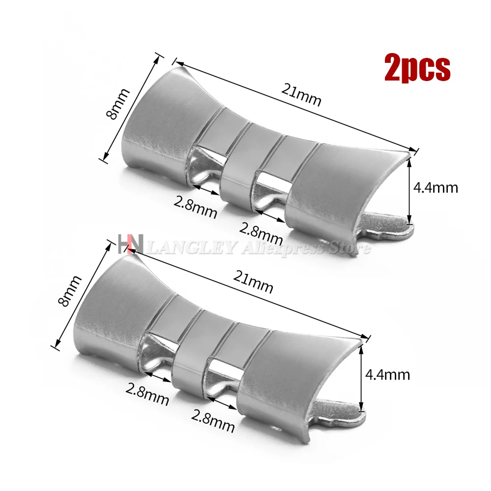 Curved End Stainless Steel Adapter