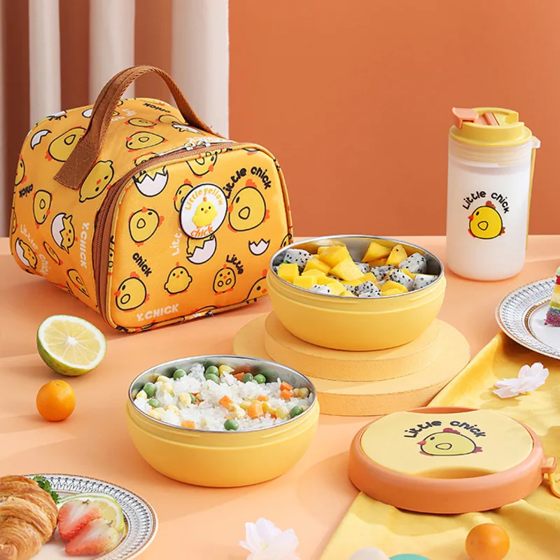 Kawaii Cute Women Lunch Box Microwave Dinnerware Cartoon Food Storage  Container Children Kids School Office Portable Bento Box - AliExpress