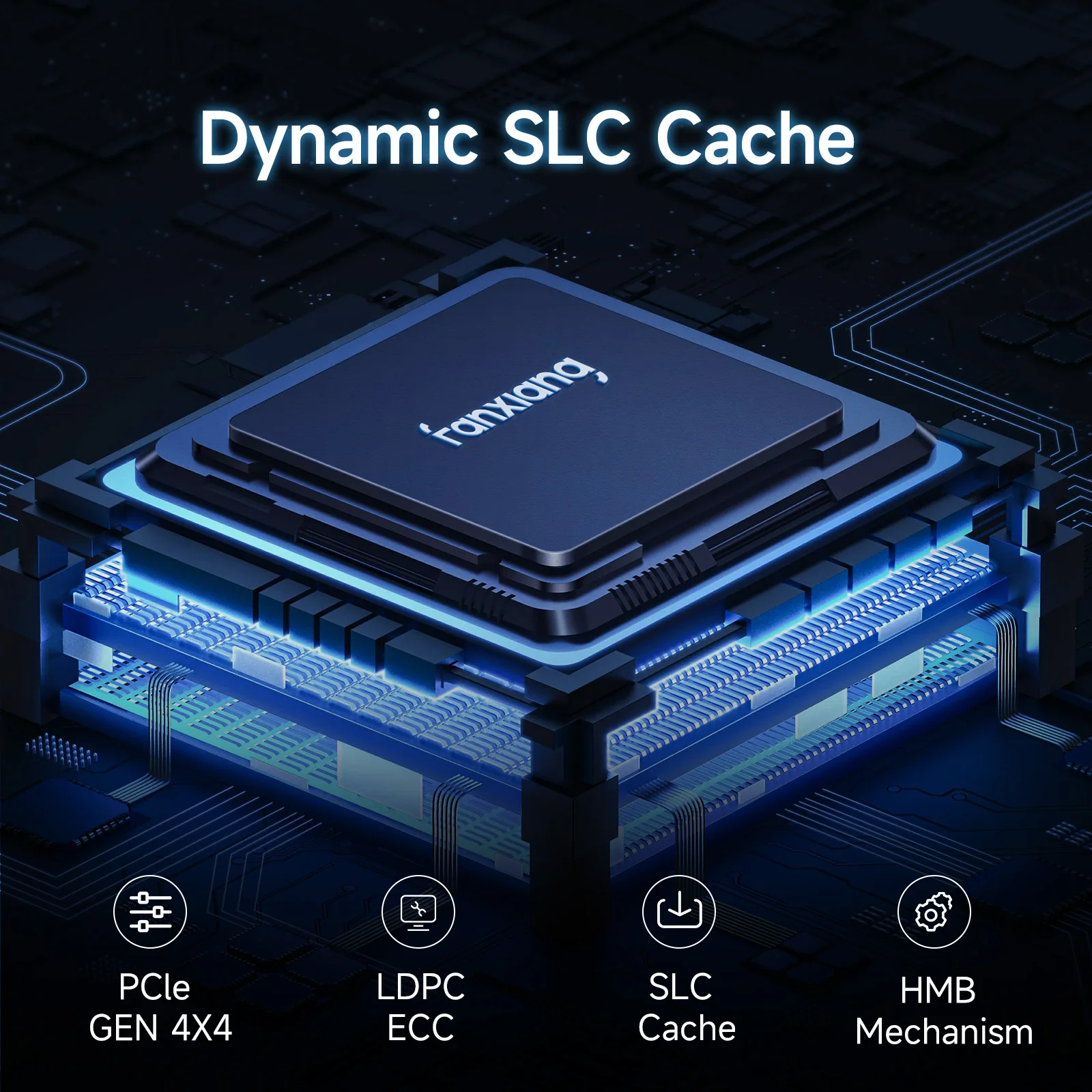 Fanxiang-unidade de Estado Sólido Interna para Ps5 S660 Ssd 500gb 1tb 2tb 5000 Mbps M.2 Nvme Pcie4.0 x Desktop pc Playstation 5 - Imagem 3