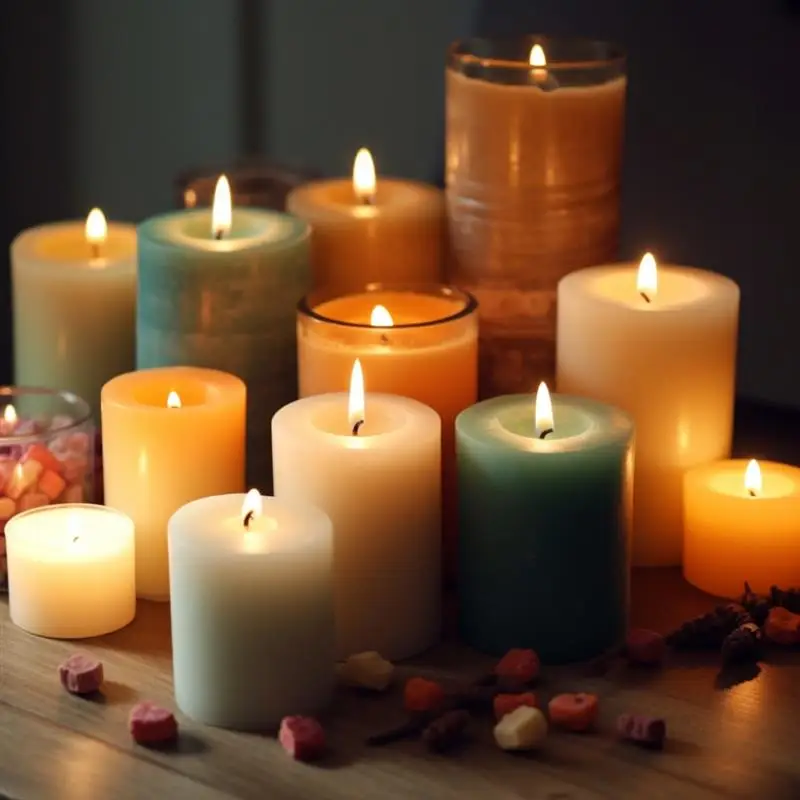 Description Picture 3 of item50/100pcs Waxed Cotton Candle Wicks Set Smokeless Wax Core DIY Soy Wax Core Woven Kerosene Lamp Candles Making Supplies