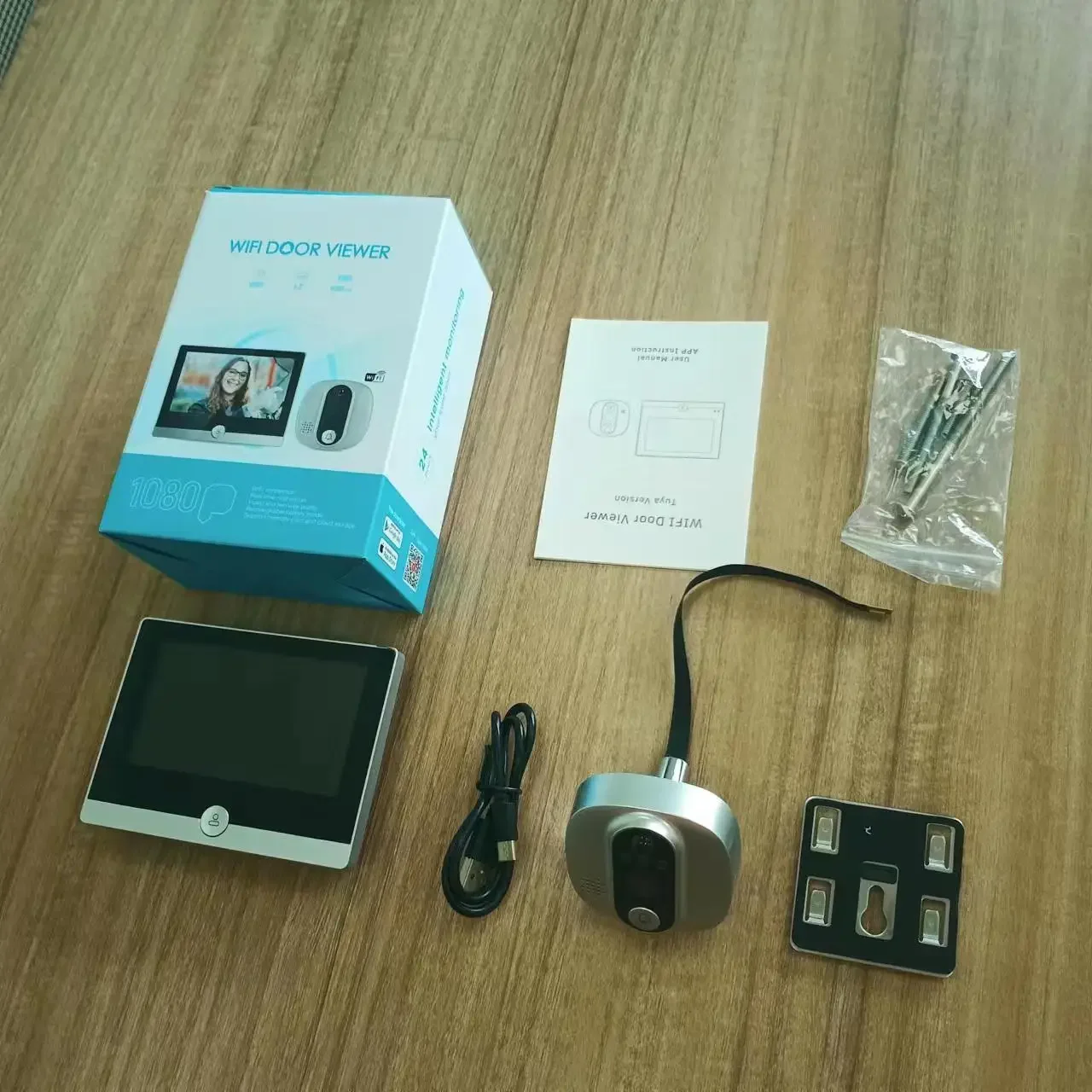 Sonnette De Porte Sans Fil Avec Camera IR Night Vision Door Bell