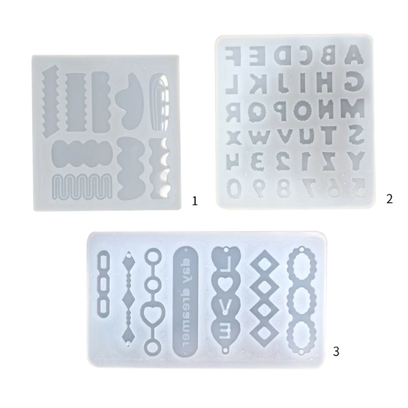 Silikon-Bastelformen, Schmuckherstellungsform, flexibles Silikonharz, Bastelbedarf, C1FC