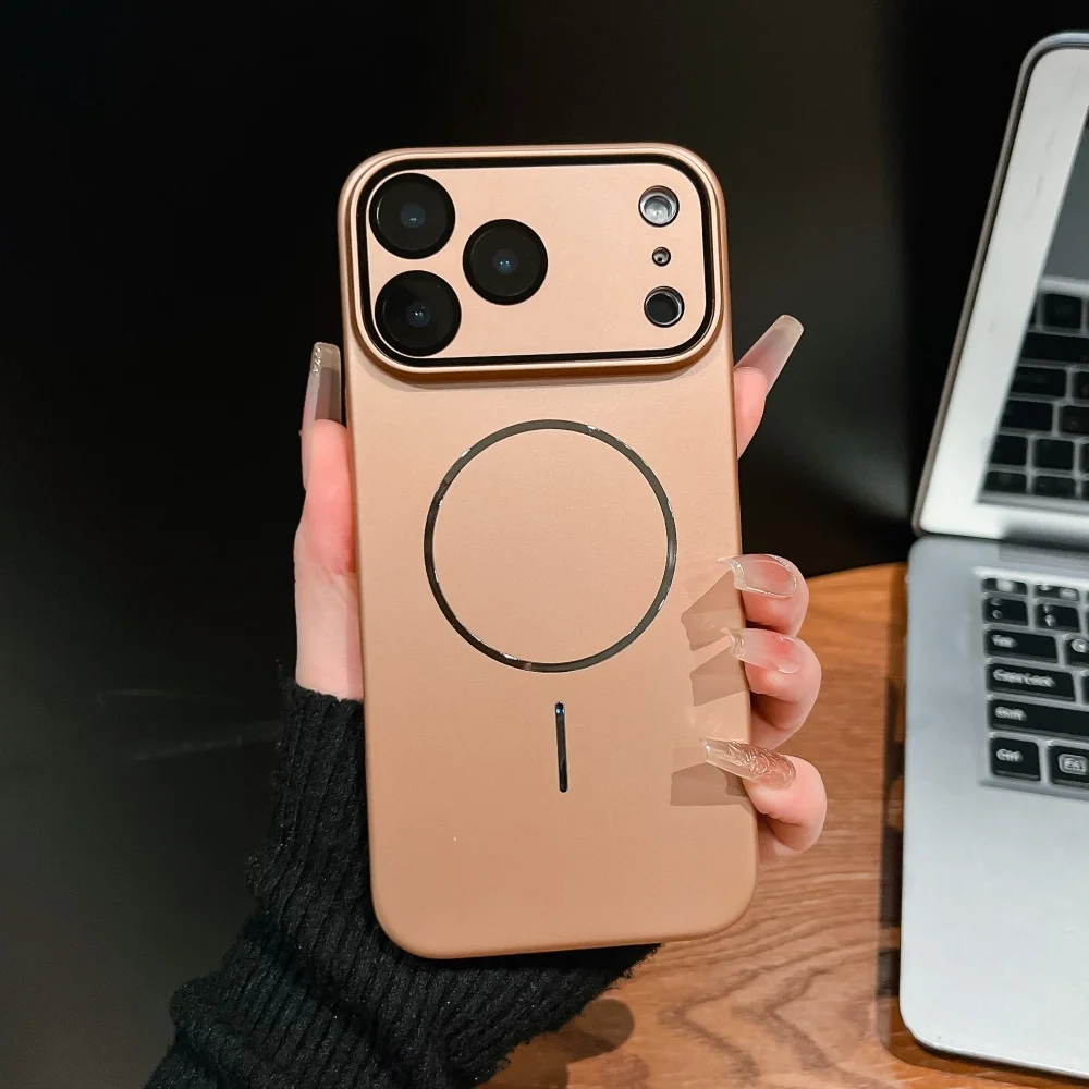Slim Magnetic Phone Case with All-Inclusive Lens Protection