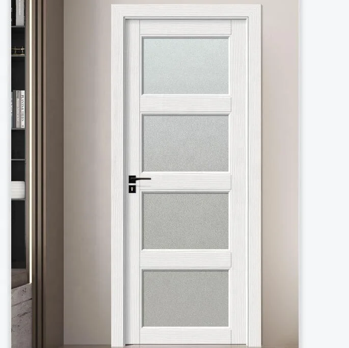 2022 New design bedroom use home use wood wpc door 6