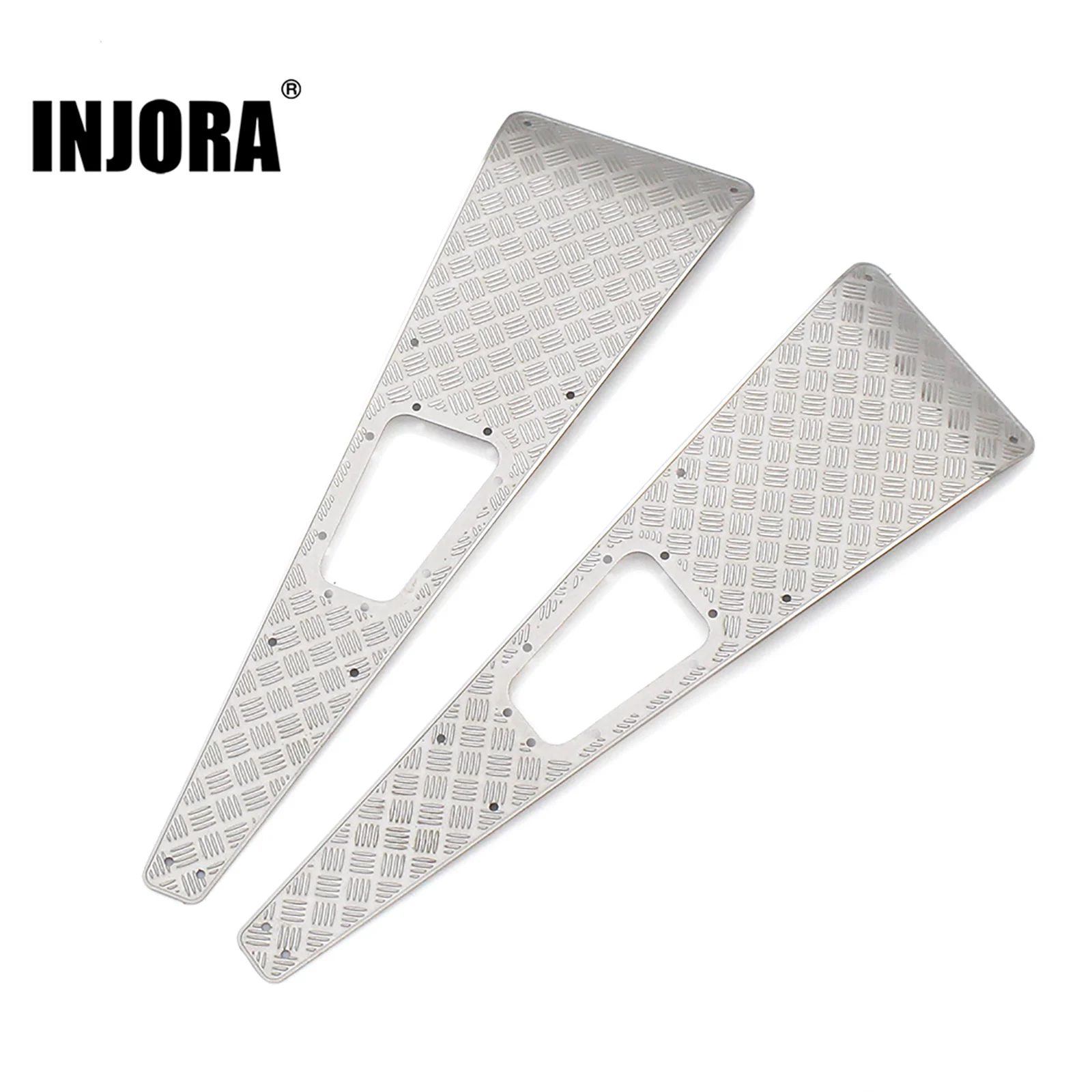 Giuneuow Rejilla Y Placa Antideslizante De Metal Para TRX4 1/10 RC Crawler – Accesorios De Actualización En Negro, Incluye Tornillería