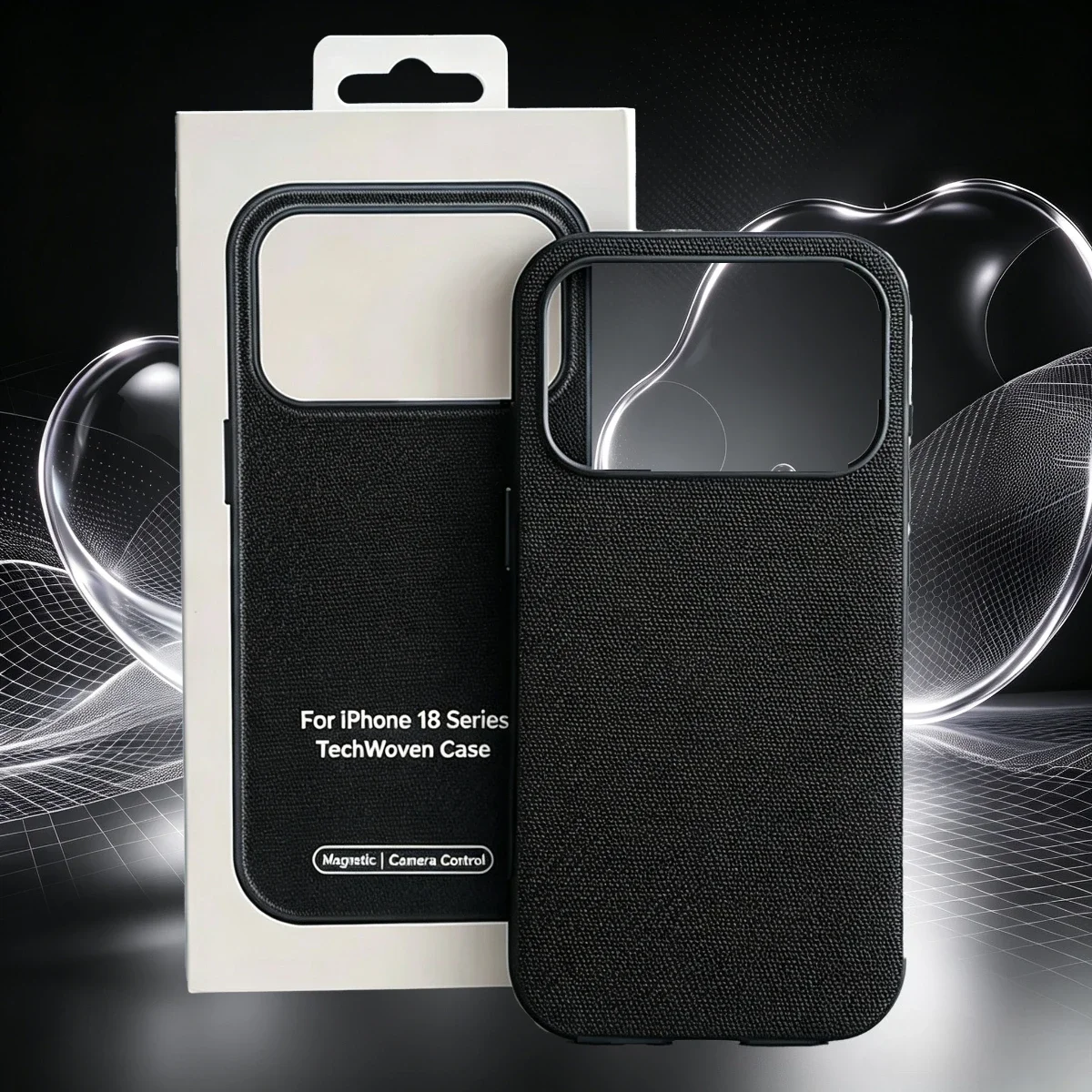 Premium Woven Texture Magnetic Phone Case - Shockproof & Charging Cover