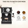 Italian Semi-Automatic Coffee Maker Household Concentrated Steam Frothing 20Bar 1.2L Desktop Espresso Machine With Pressure Gage 3