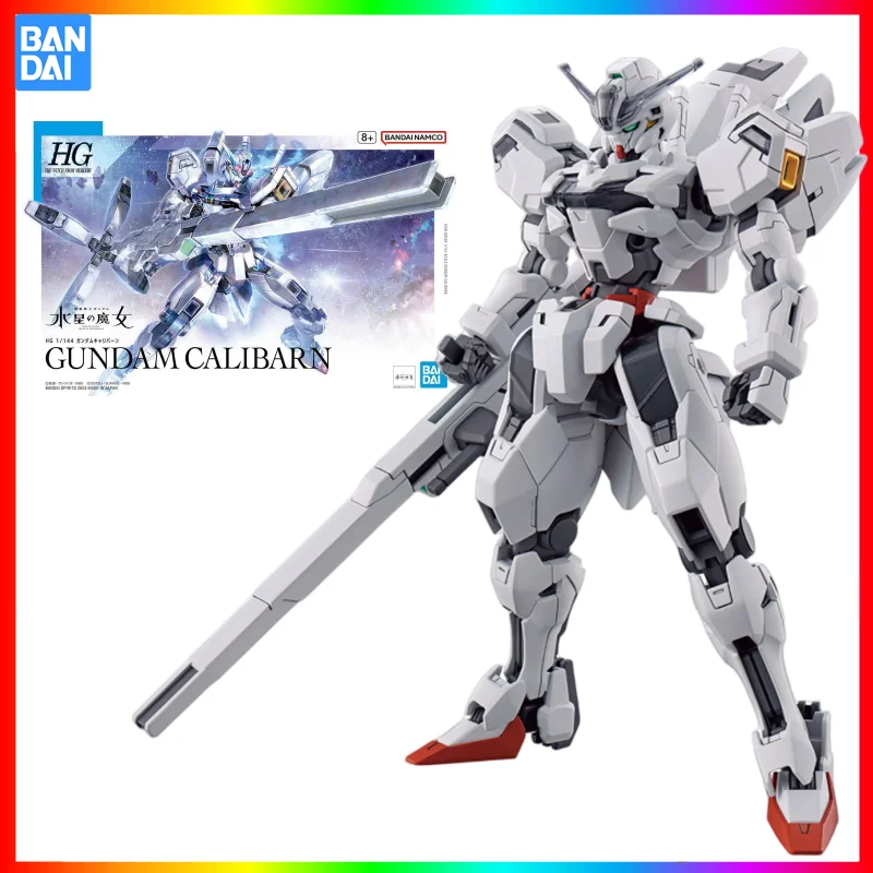 

Bandai Original HG 1/144 Anime Mobile Suit Gundam : TWFM Gundam Calibarn Movable Joints Figure Assembly Model Collectible Toys