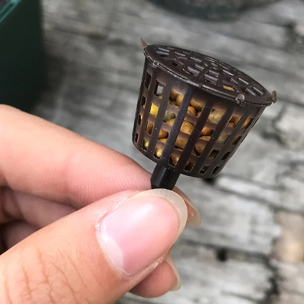 

50 PCS Box Bonsai Food Containers with Lids Baskets Fertiliser Pellets Holder