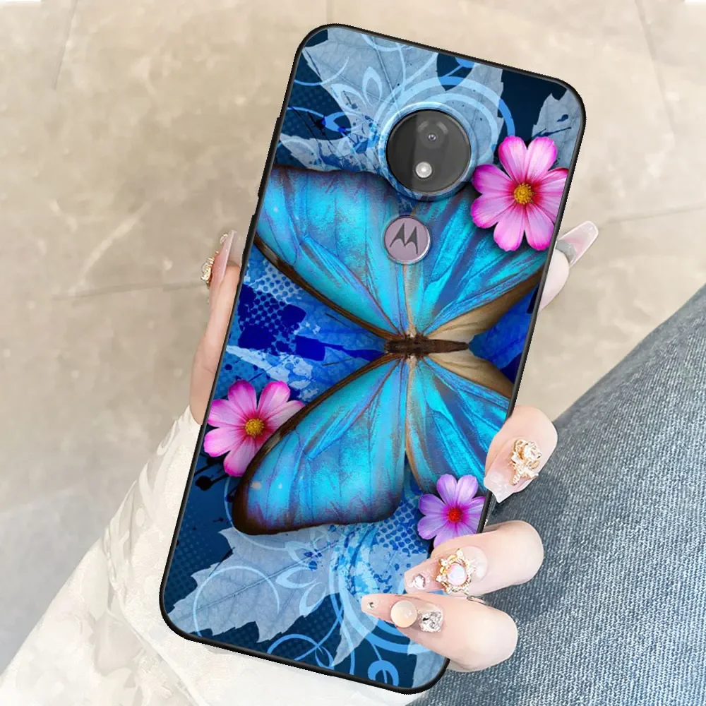 Premium TPU Soft Silicone Bumper Phone Case for Moto G7 Power by Coque