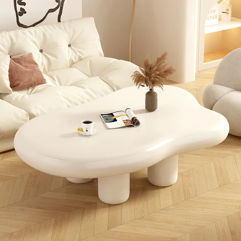 

Luxury Elegant Coffee Tables White Floor Cute Vanity Corner Coffee Tables Modern Bedroom Stolik Kawowy Nowoczesny Room Furniture