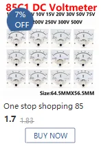 85C1 DC Analog Panel Voltmeter Amperemeter Amp Volt Meter Gauge 1A 5A 10A 20A 30A 50A 75A 100A 150A 200A 250A 300A 400A 500A – Detail 4