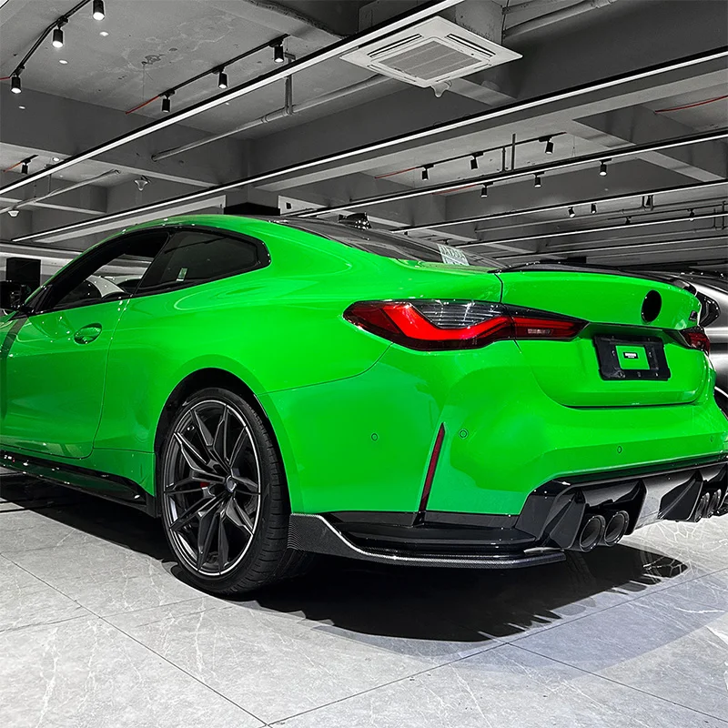 BMW M4 G82 G83 2021+용 자동차 리어 범퍼 립, 카나드 에어 나이프 립 스플리터, 하단 가드 프로텍터, 외부 장식 액세서리