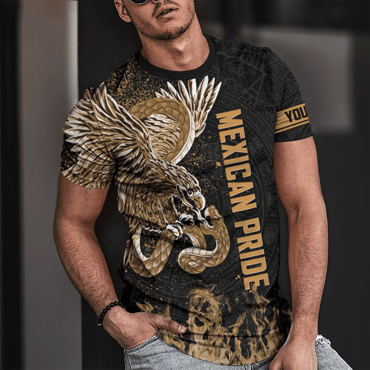 

The Bear Graphic Mens T-Shirts For Men Clothing Animal 3D Full Print Summer Short Sleeve Fashion Casual Tee Shirts Street Wear