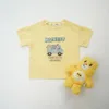 Baby Boys And Girls Summer Short Sleeved T-shirt New Children's Round Neck Top Children's Casual And Versatile Fashion Tee 4