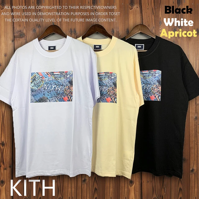 KITH Oversize 1:1 White Apricot Black Best Quality Breathable ...