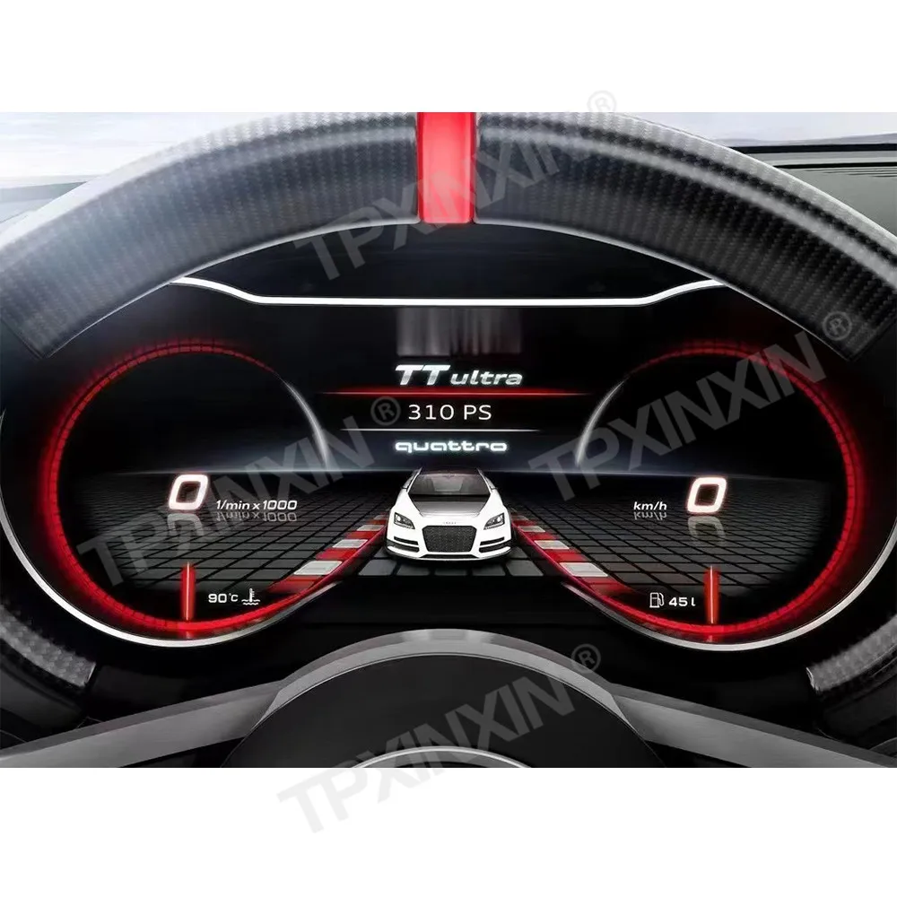

Digital Cluster Virtual Cockpit Screen For Audi TT 2009-2016 Car Multimedia Player Dashboard Speed Meter LCD Car Head Unit