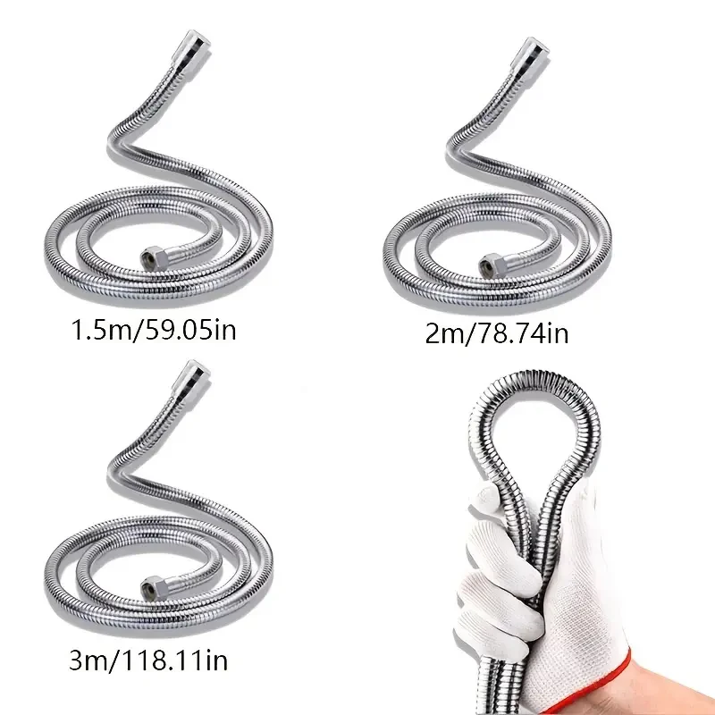 Shower Tube Extension Stainless Steel Universal Woven