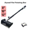 8inch Drywall Flat Finishing Box Wall Plastering Scraper Wear Resistant Compact Structure Wallboard Finishing Tool Wide Opening 1
