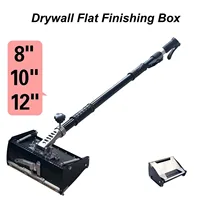 8inch Drywall Flat Finishing Box Wall Plastering Scraper Wear Resistant Compact Structure Wallboard Finishing Tool Wide Opening 1