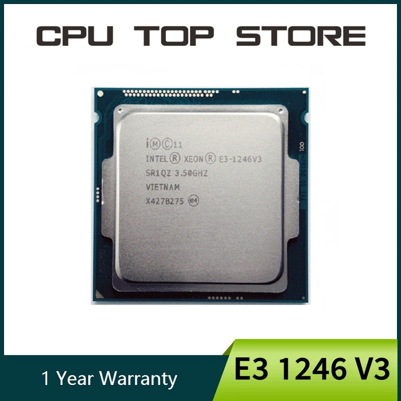CPU Intel Xeon E3-1246 V3 - 3,5 GHz (3,9 GHz Turbo) - 4 Cœurs - Socket 1150 - SR1QZ