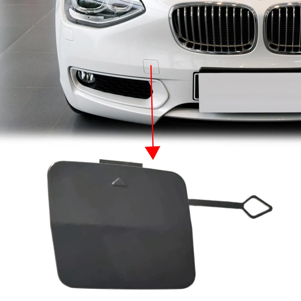 

1PCS Front Bumper Tow Hook Cover 51117292947 For BMW 1 Series F20 F21 116i 120i Auto Exterior Bumper Tow Hook Cap Black