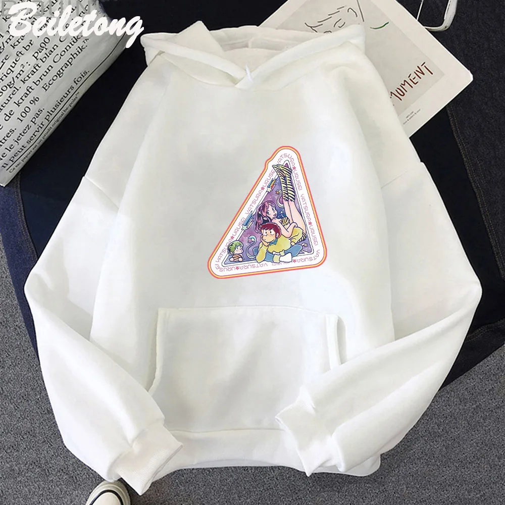 

Vintage Anime Urusei Yatsura Hoodies Unisex Manga Kawaii Cartoon Streetwear Women Harajuku Sweatshirts Unisex Sweatshirts Y2k