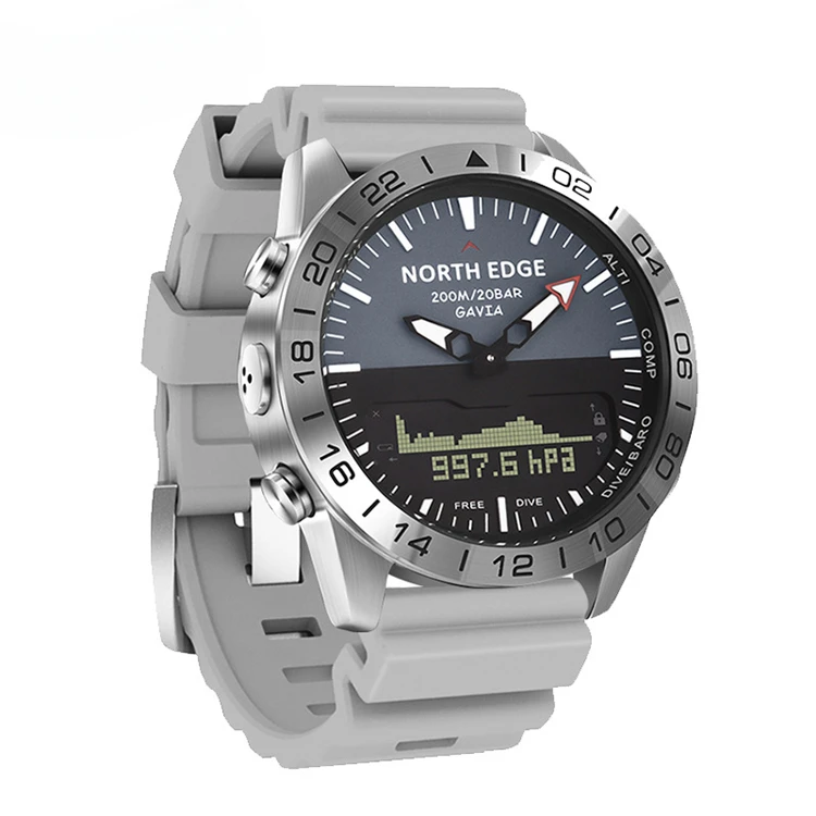 North Edge Govia Business Smart Watch Altimetro Bussola Sport Orologio Digitale Smartwatch Impermeabile Per Uomo