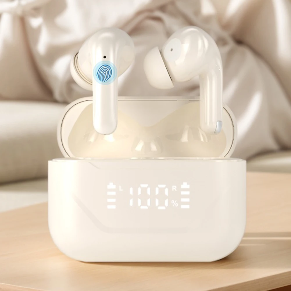 Smart AI Language Translation Earbuds Long Battery Life 144 Languages Translator Device ANC Noise Canceling for Android and iOS