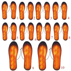 USB Heated Shoe Insoles - Electric Foot Warmer for Winter Outdoor Activities (10 Pairs)