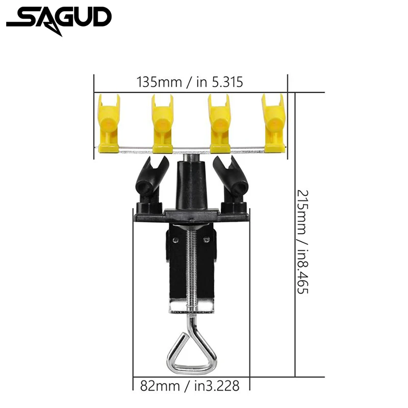 SAGUD Airbrush Holder Accessories Portable Plastic Airbrush Stand