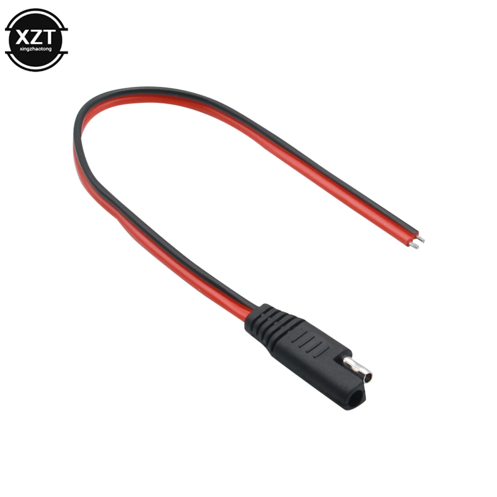 1pcs 30CM DIY SAE 10A Power Automotive Extension Cable 18AWG 2 Pin with SAE Connector Cable Quick Disconnect High Quality
