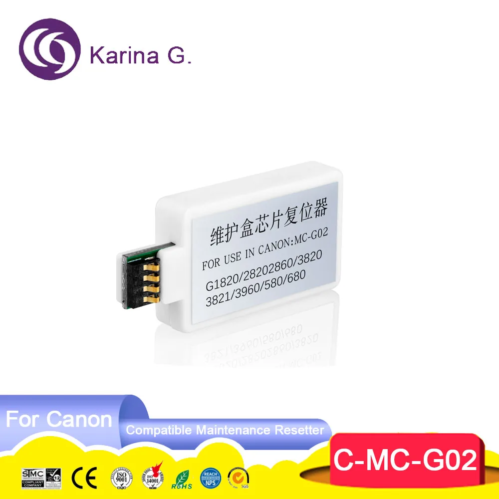 MC-G02 Ink Maintenance Box Chip Resetter For Canon G2160 G3160 G1220 G2260 G3260