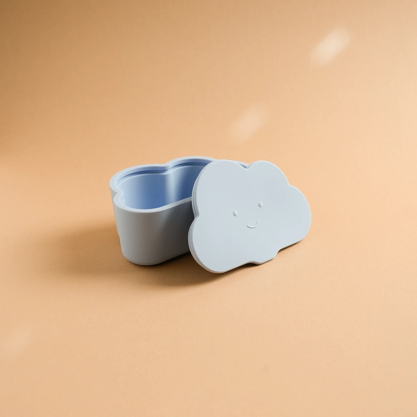 1PCS BPA Free Kids Silicone Food Storage Box Cartoon Baby Snack Box Portable Snacks Container With Lid Children's Tableware 3