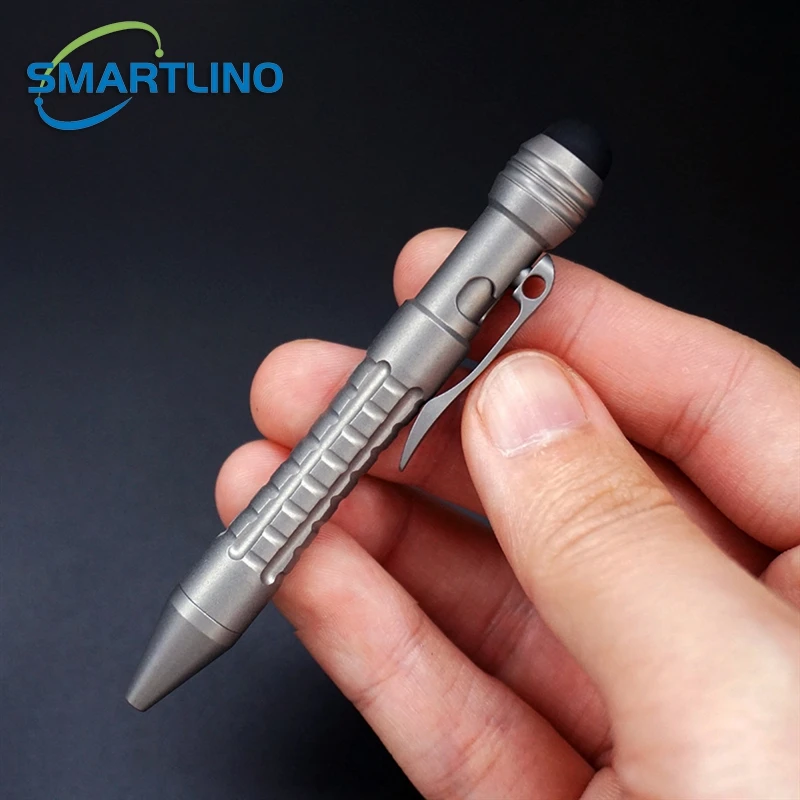 MCCC Professional Tactical Pen Self Defense Pen With With Built-In LED Flashlight, Glass Breaker Writing Multifunctional Survival Tool(Pink - Foto 7