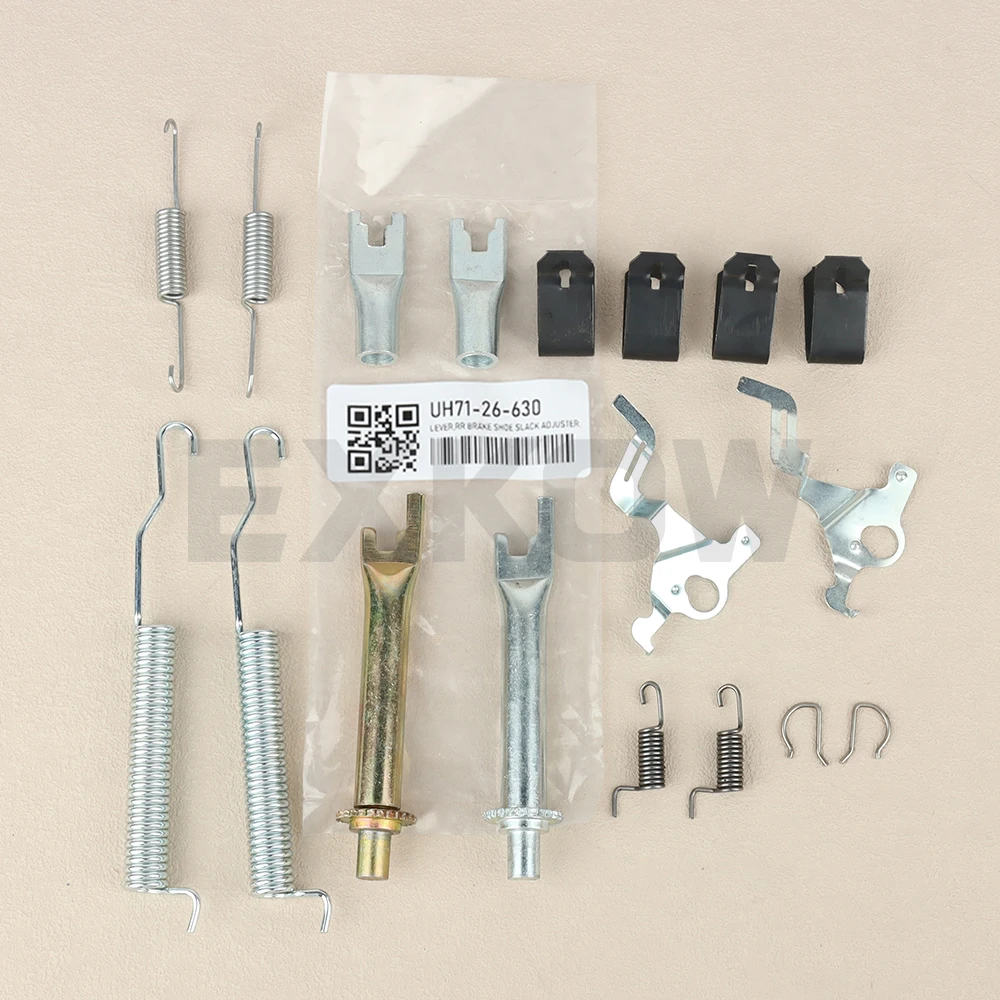 Rear Brake Repair Package Kit for Ford Ranger Mazda BT-50 Nissan Navara UH71-26-630 UH71-26-640 44201-EB360 Brake Adjuster Assy