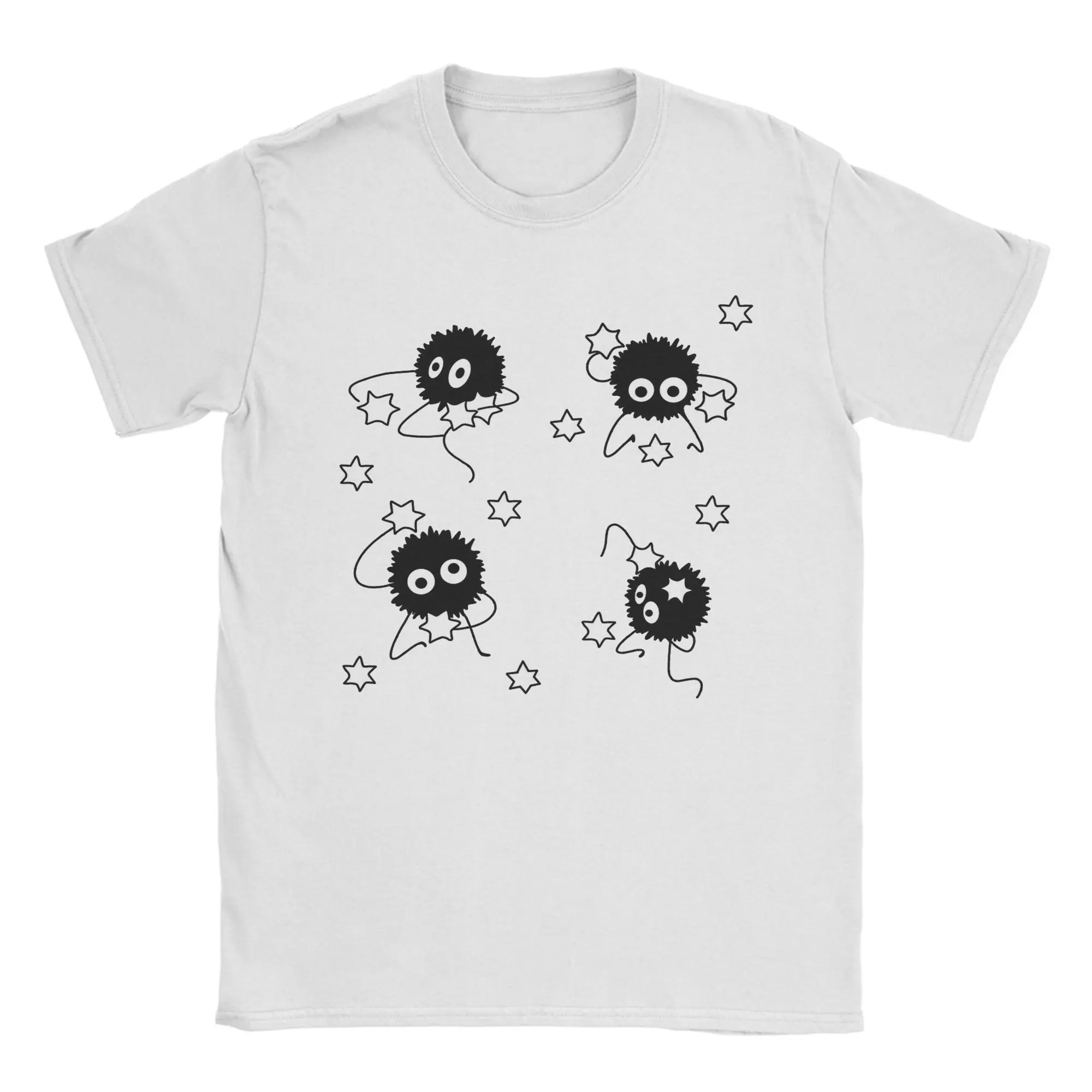 Vintage Totoro-Inspired Graphic Cotton T-Shirt - Fun & Casual Crewneck Tee