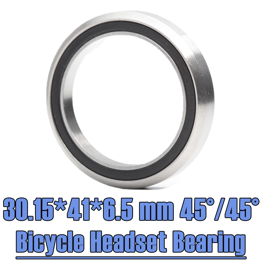 MH-P03 Bearing 30.15*41*6.5 mm 45/45 Degree ( 1 PC ) Balls Bicycle 1-1/8 Inch Headset Repair Parts Ball Bearings 30.15 41 6.5 mh p03k bike headset bearings 30 15 41 6 5 mm 36 45 degree 2 pcs acb road mtb angular contact bicycle bearing acb336 mh p03 k