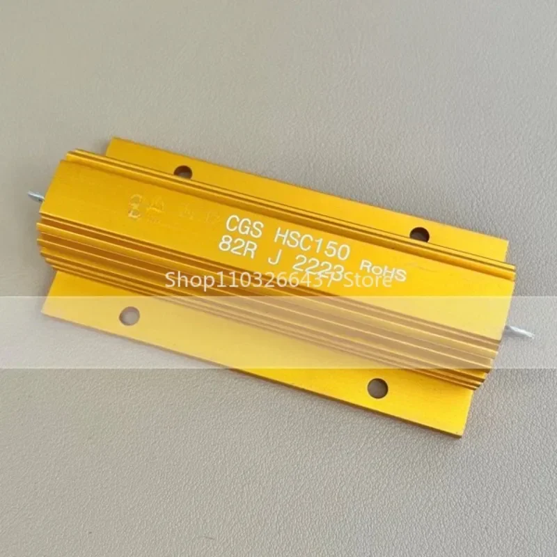 

CGS HSC150 82R J Genuine 82 Ω Aluminum Housing Resistor HSC15082RJ TE