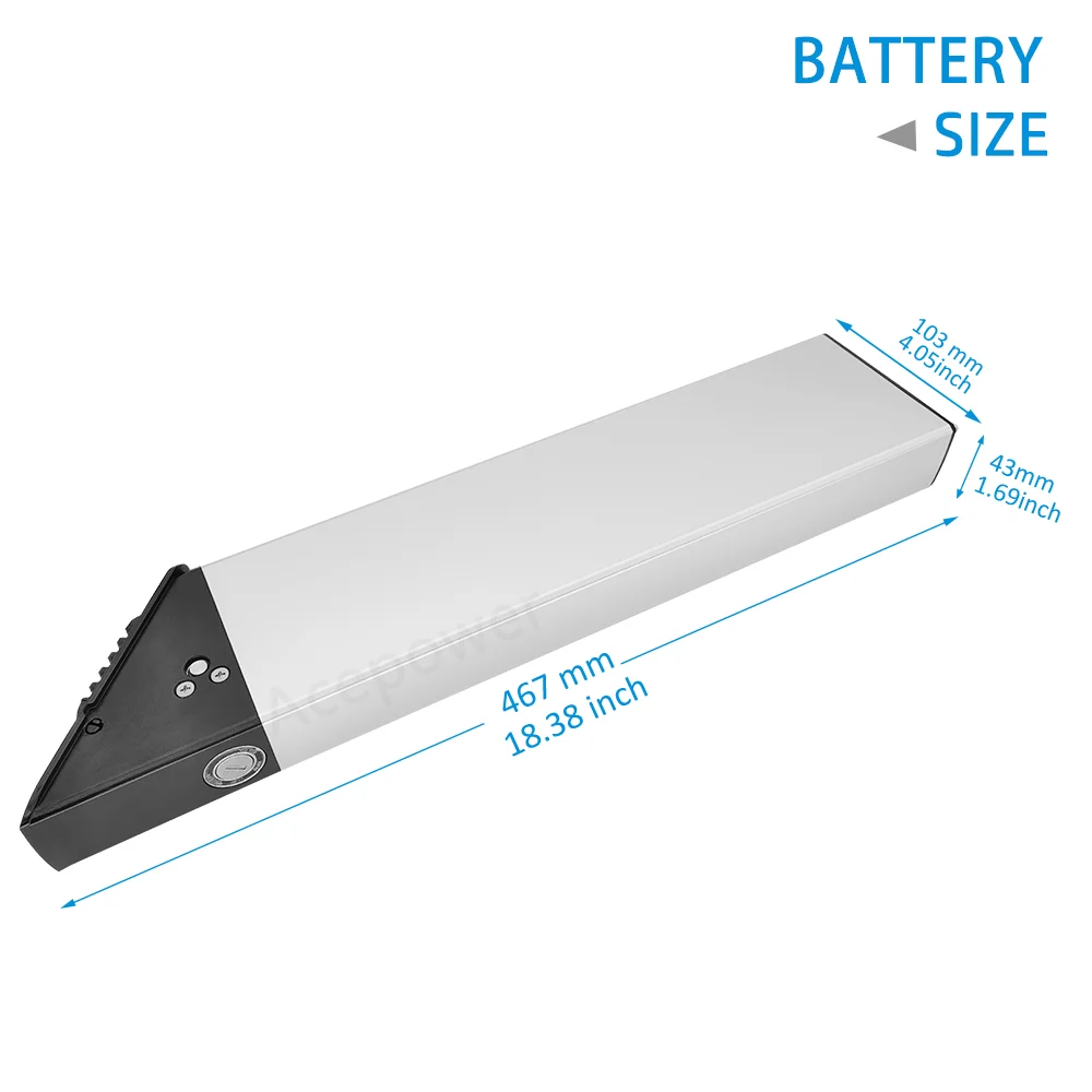 Ebike Battery 48V 10.4Ah 13.6Ah 14Ah For Gotrax F2 R2 R3 Electric XP Step-thru 3.0 Ebike