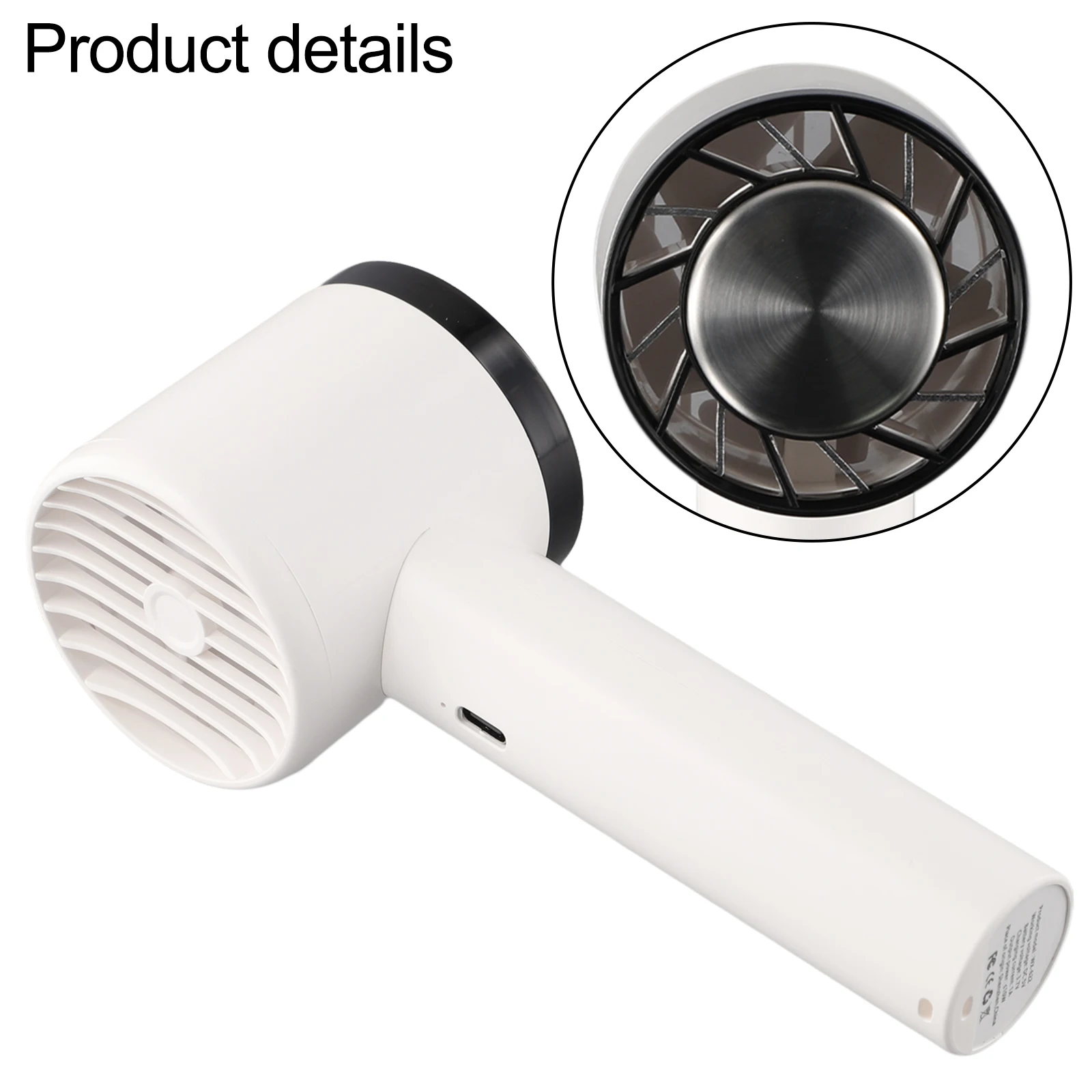 【Free-delivery】 Portable Hand Fan Semiconductor Cooling 2200mAh 3-speed ...