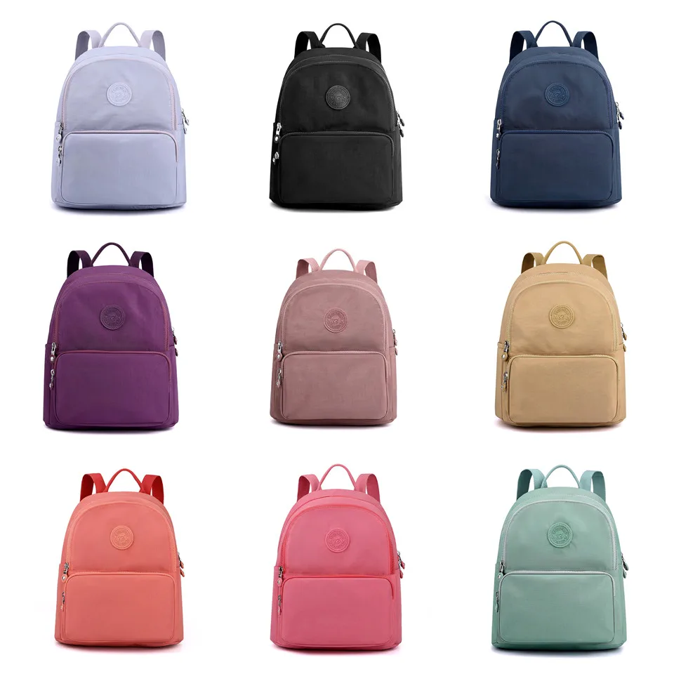 Women Backpack Multifuction Female Rucksack Casual School Bag For Teenager Girls High Nylon Shoulder Bag For Lady 6