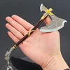18cm God of War Weapon Peripherals Katana The Leviathan Axe Kratos Game Metal Model Keychain  Peripherals Action Figure Gift Toy 1