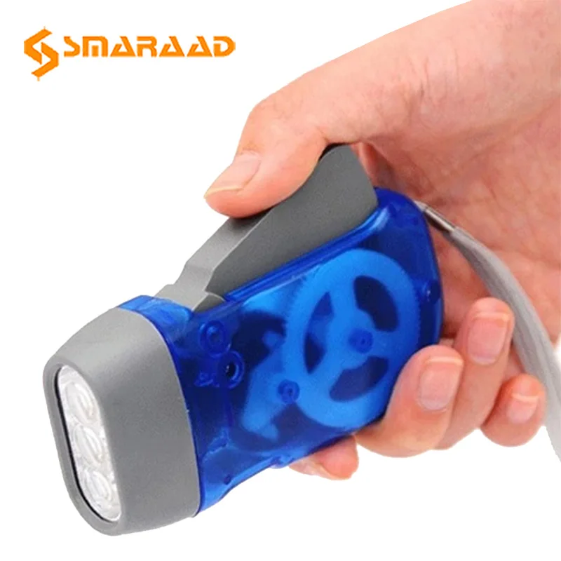 Mini Self Generating Flashlight Pressure Rechargeable Outdoor Used For Camping And Cycling at Night LED Iights Are Rainproof self generating flashlight