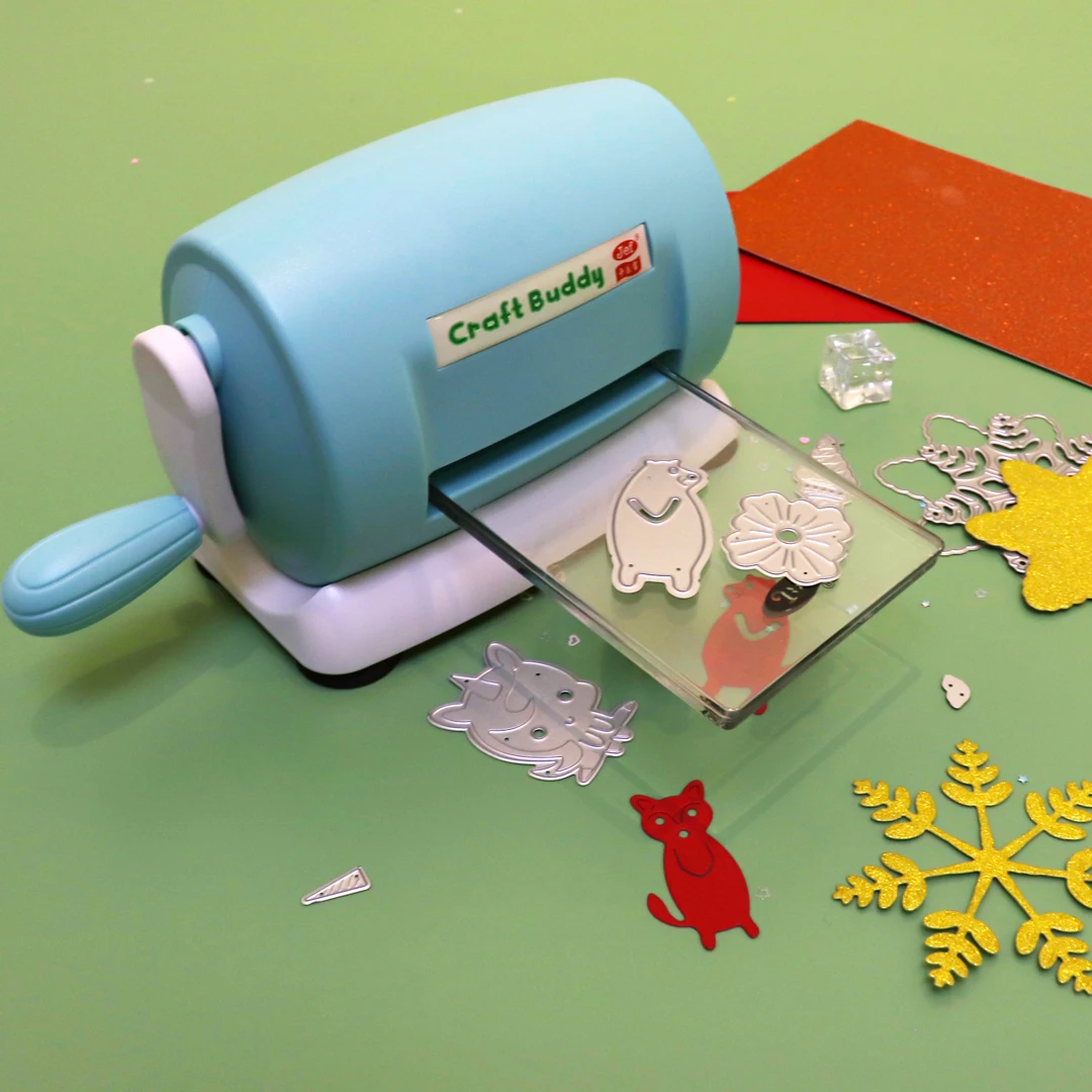 5 Colors Die Cutting Embossing Machine Scrapbooking Cutter Paper Card Cutting Embossing Machine Hand DIY Craft Buddy For Paper Cutter Diy Die Cut Machine