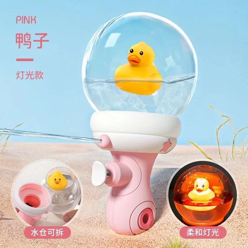 Water Gun Light Spray Machine Airsoft Miraculous Cartoon Bath Splashing Toy For Kid Summer Outdoor Swimming Party Toy Girl Gifts water guns