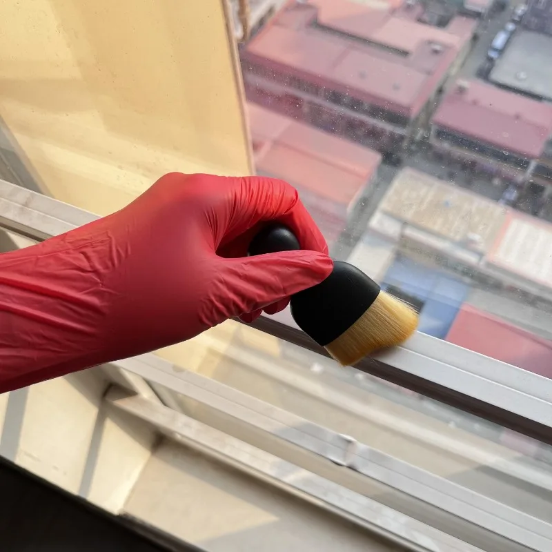 30/60/100PCS Red Nitrile Gloves Household Kitchen Cleaning Gloves Hair Dye Nail Home Cleaning Gloves Suitable Bathrooms Toilets 4