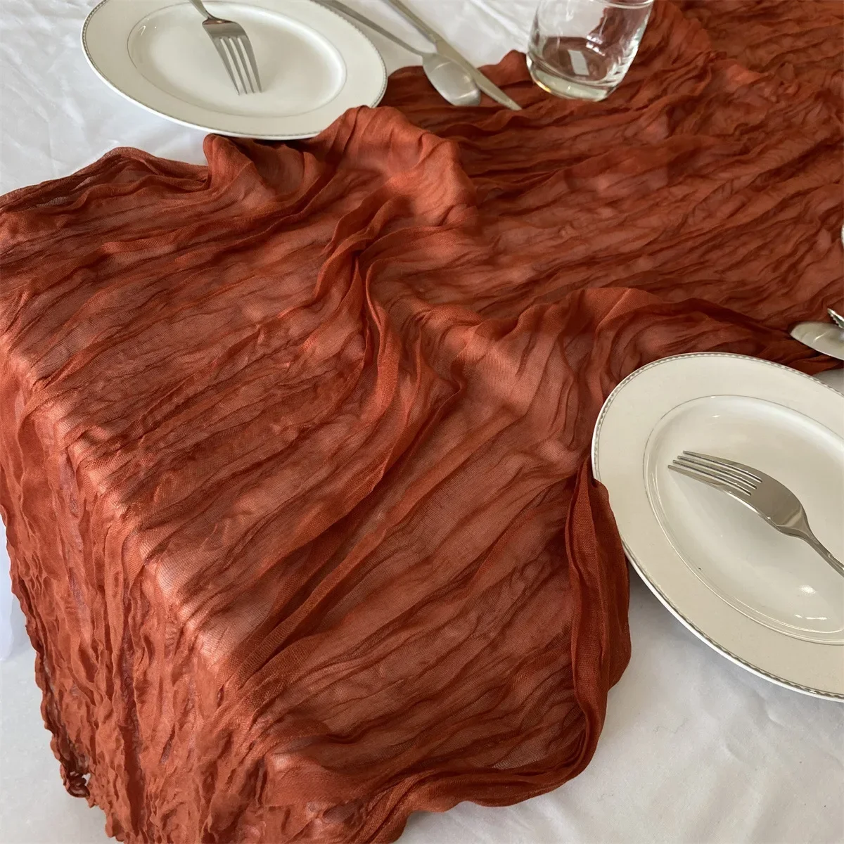 

Скатерть с оборками 90*300 см, уличное украшение для свадьбы, дня рождения, цветная Тюлевая скатерть с оборками