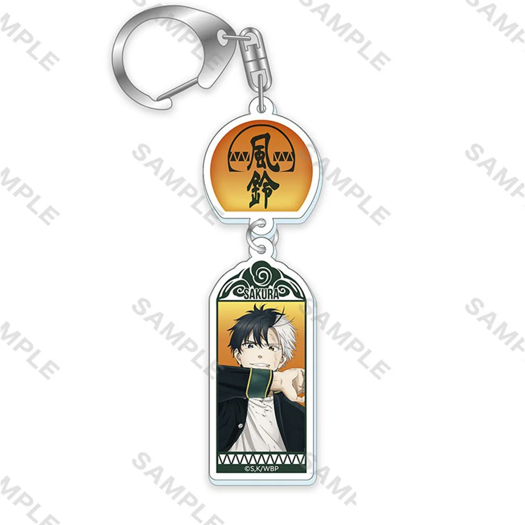 WIND BREAKER 6cm acrylic key chain big stand brand Sakura