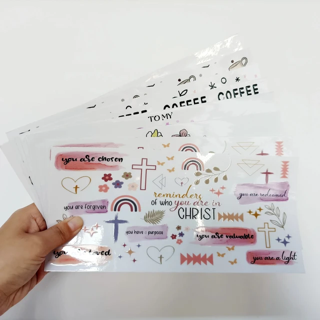 Különleges Virágtervezés 16Oz Üvegpoharat Csomagoló Matrica 3D Uv Dtf Csomagolásátviteli Vízállóban - Image 5